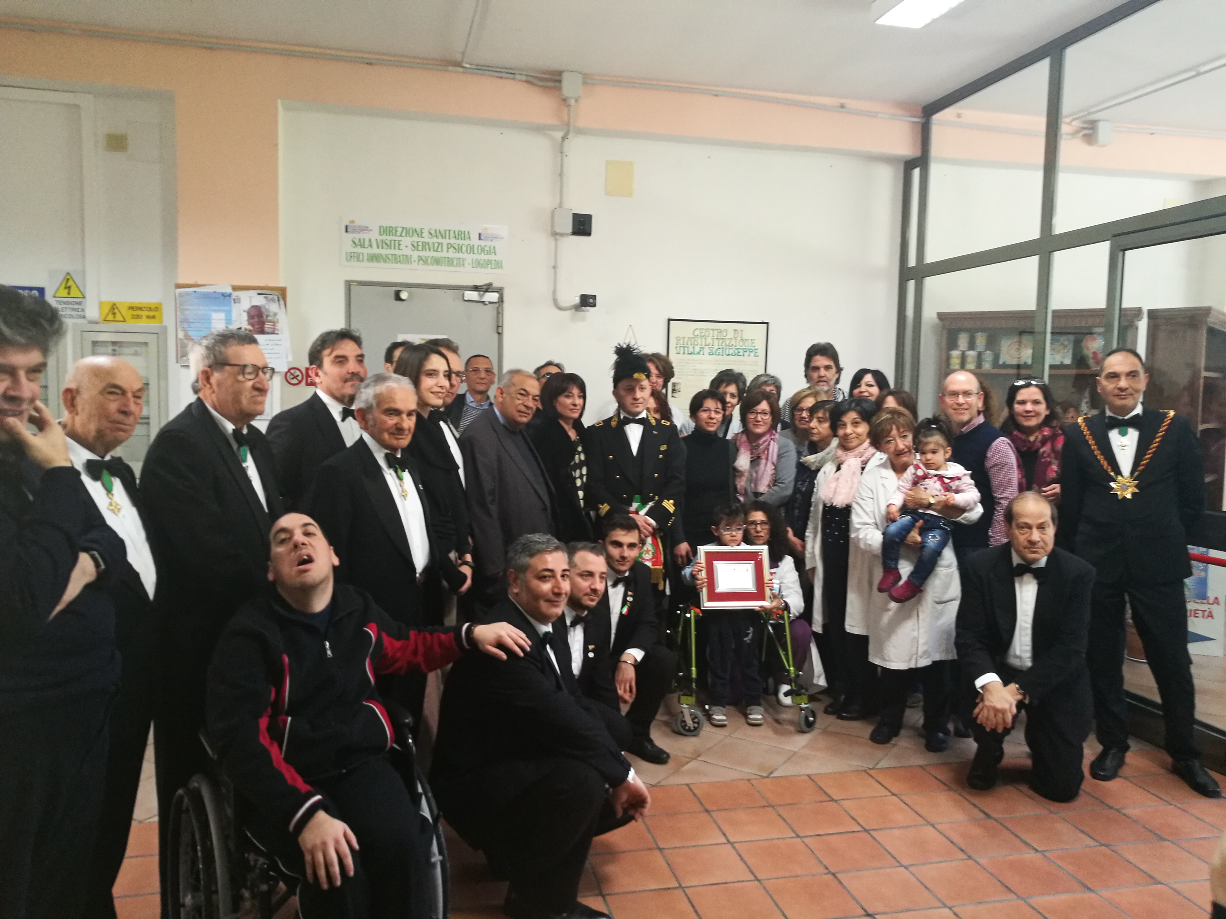 Il Capitano della Real Maestranza in visita a "Casa Famiglia Rosetta"