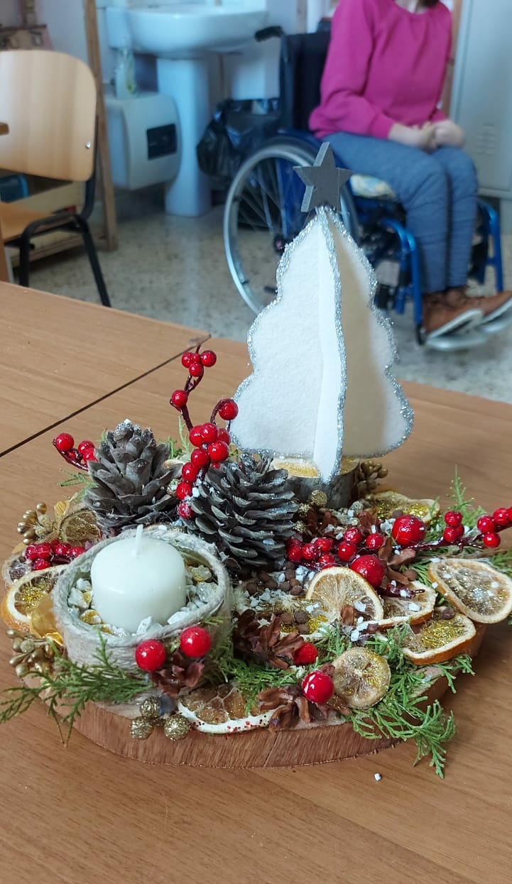 Casa Rosetta, gli auguri del Centro diurno di Mussomeli  agli utenti impossibilitati a recarsi presso la struttura